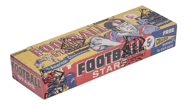 1961 Nu-Cards Football Unopened Wax Box (24 Count) – BBCE Certified